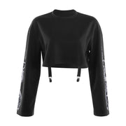 Combhasaki Women's Y2K Vintage Gothic Long Sleeve Sweatshirt