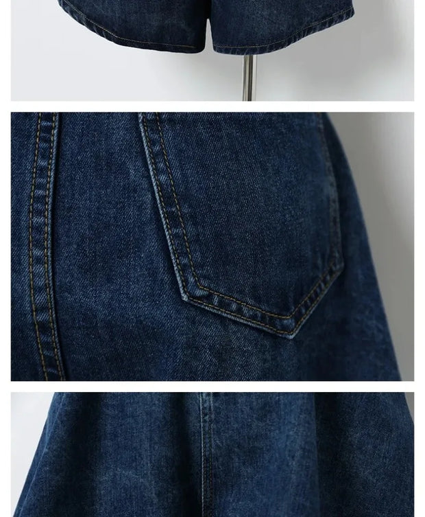 High Waisted Denim Shorts for Women