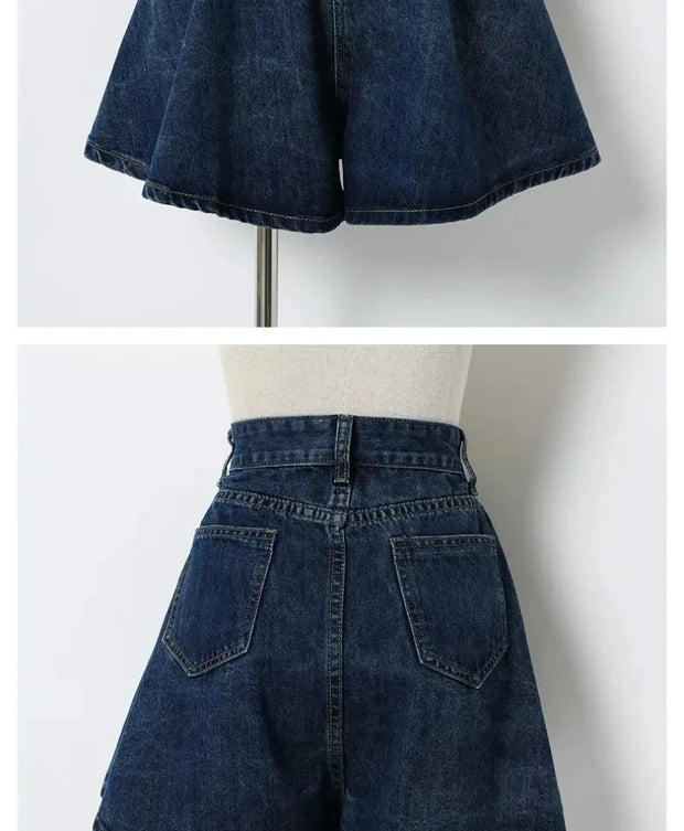 High Waisted Denim Shorts for Women