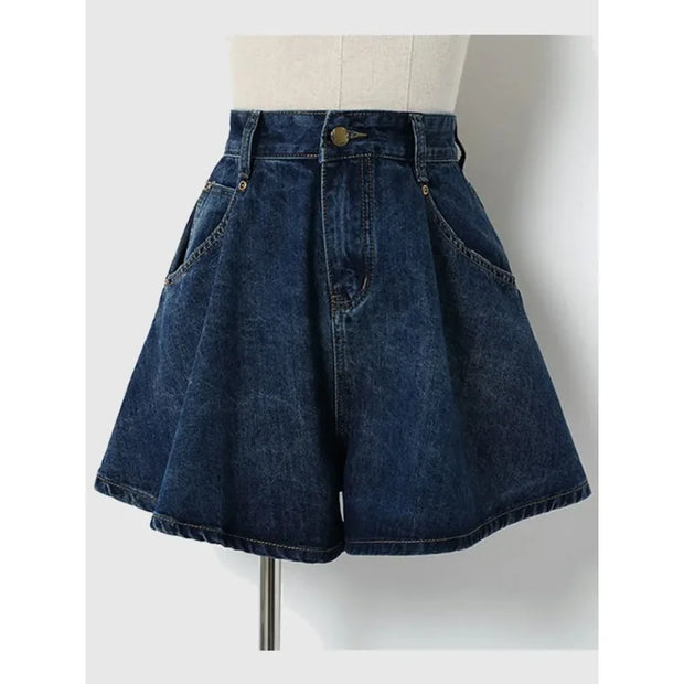 High Waisted Denim Shorts for Women