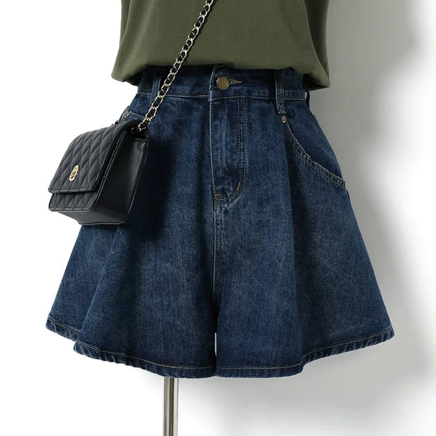 High Waisted Denim Shorts for Women