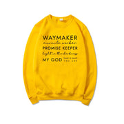 Christian Sweatshirt Waymaker Clothes Religious Gifts Women